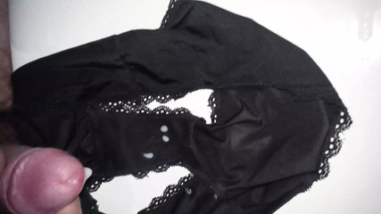 Wife panties cum