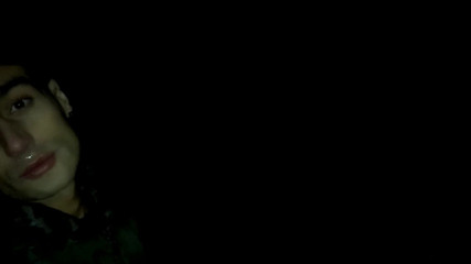 Night Outdoor Walking with Face Covered by Cum and Cum Tasting (full Vid)