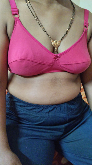 Stepmother show pussy and masturbating brinjal