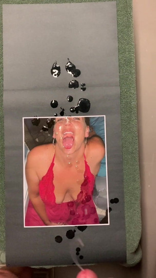 Cum tribute for Precious