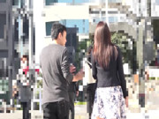 Japanese Babe Having a Love Affair in An Outside Town!
