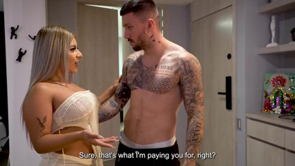 Colombian maid NatyDelgado gets fucked by RaulsBud and ends up riding his big Spanish cock in spoon