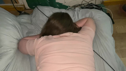 REAL HOMEMADE SEX OF A WIFE WITH A BIG ASS IN SHORTS. HE RIDES HIS AND MOANS. RUSSIAN HOME WITH CONVERSATIONS