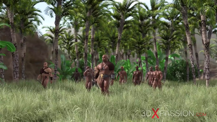The last island of the savages. Tribal chief fucking young blonde