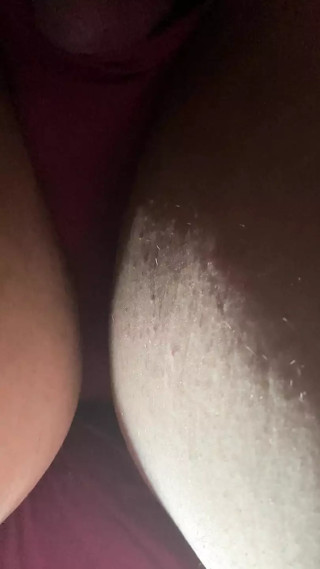 Tranny playing with didlo