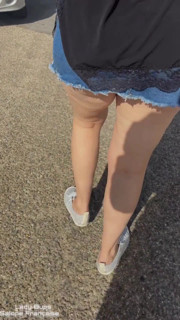 Micro Skirt and Exhib in Car and City