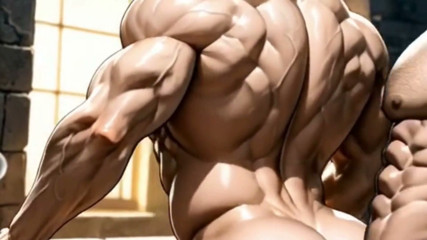 A Very Naughty, Muscular Gay Couple Had Sex in Various Places Across Europe. Yaoi Hentai Animation.