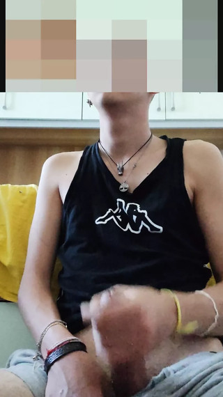 Newly matured boy, he masturbates only for you, as soon as you wake up
