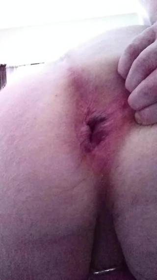 Sloppy asshole butt plug play
