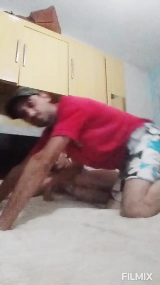 Pediu no rabinho e tomou.