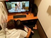 [AV viewing at Necafe] The soccer club manager and the captain who have just been dating decide to watch AV on a Necafe date ... - Two people who are and have sex for the first time.