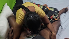 Shy Tamil Housewife Doing Hot Blowjob to His Husband Friend
