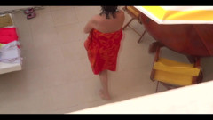 On the Beach I Please My Stepson so He Can Watch Me Masturbate and He Cums in My Hairy Pussy