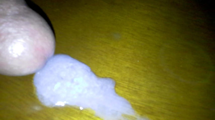 white cum