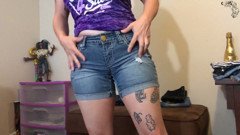 Trying on All of My Jean Shorts for You