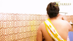 Big boobs Bhabi in bathroom with her Deborji