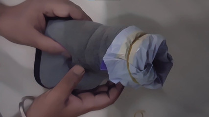 Heavenly Self Satisfaction With Homemade(DIY) Desi Pussy Sex Toy Without Any Additional Cost.