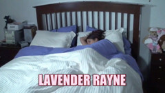 Lavender Rayne masturbates in bed