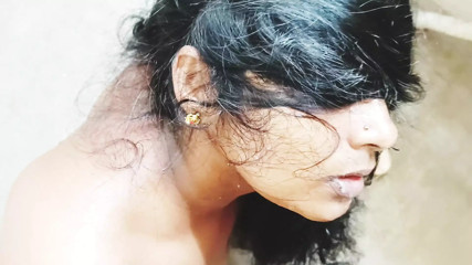 Indian aunty bathroom sex, fucking husbend's friend. Telugu DIRTY talks.