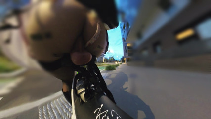 Massive dildo stuffed up ass and exposed in public thumbnail