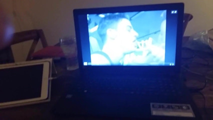 Cumming hard