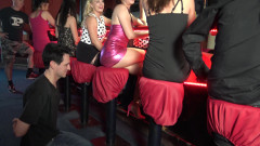 Disco foot worship slave!