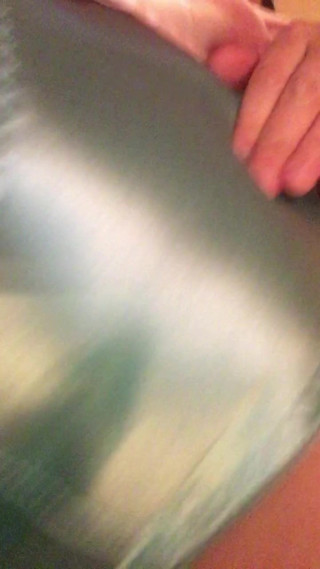 Sexy girl in satin panties. Masturbating alone. Part 2