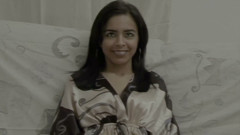 A Petite Brunette Strips at a Casting Before Giving a Nice Blowjob.