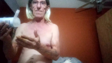 playing with my dildo sucking and fucking