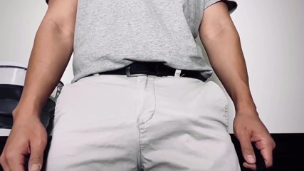 Tie My Dick and Balls, Put in My Tight Shorts and Moan!