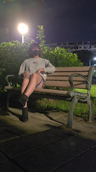 Very Sexy Amateur Shemale Ting Xuan Masturbating Outdoor