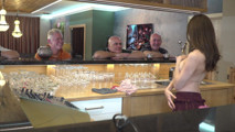 Becky California Gangbang with 7 Oldmen Full Video Only At Oldje