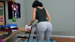 Lady deepthroats and sucks big white cock - gameplay  part 2