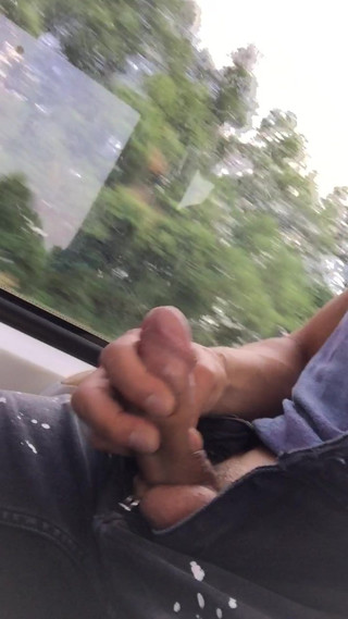 In the train (no cum)