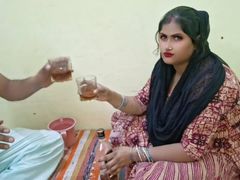 Audio Hindi friend by giving drink