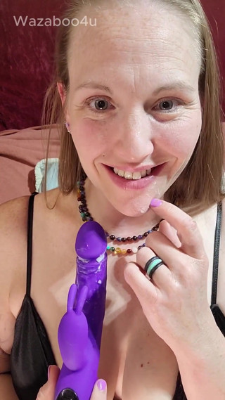 Testing Two Toys the Vibrating Thrusting Dildo and the G Spot Vibrator Dildo with 360 Rotating Ball