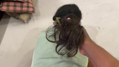 Stepdad ask stepdaughter to share the bed and they end up in ionate sex