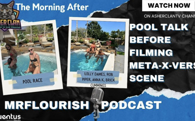 Mrflourish Pool Podcast: Adult Stars Lolly Dames, Rob Piper, Anna K and Brick