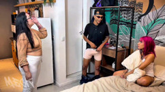 Prt.1 - My wife found her naughty friend sucking me and I get mad because she wanted to suck and cum on my cock with her too...