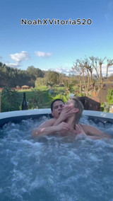 Outdoor Sex with a Hot Blonde MILF in a Hot Tub - Jacuzzi