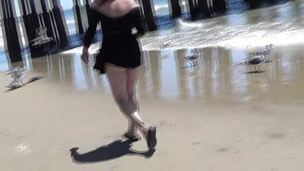 hot at the beach