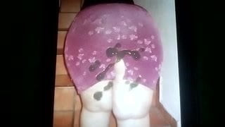My Hot Cum on this Big Fat Massive Mega Curvy Heavy Bottom