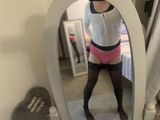 Sissy with toy