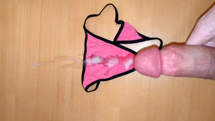 Cuming in dirty panty