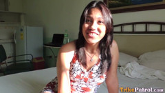 Filipina shaved cock sucker