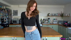Katie Cooper Demands You Stroke Hard During Her Messy Blowjob