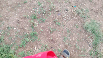 Young slim boy outside mastrubation
