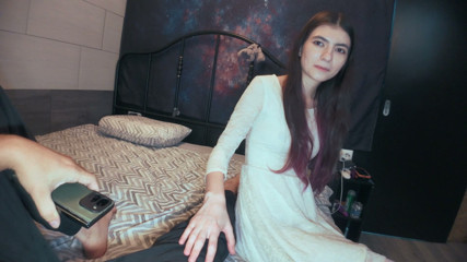 Shy StepSister Loved Her Stepbrother, Friend Forced a Threesome
