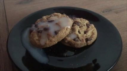 cookies and ice-cream with toppings