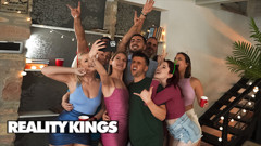 REALITY KINGS - Stunning Tiffany Tatum Goes From Sneaky Bathroom Fun To An Intense Upstairs Anal Fuck